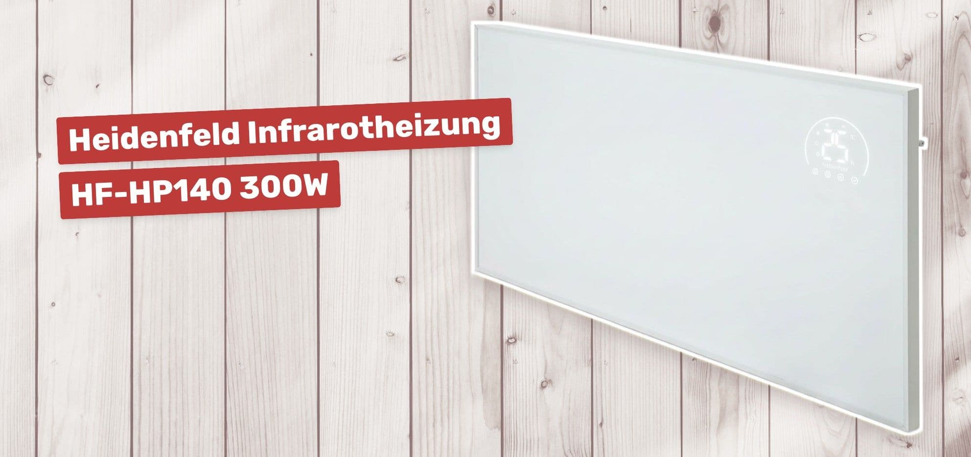 Heidenfeld Infrarotheizung HF-HP140 300W