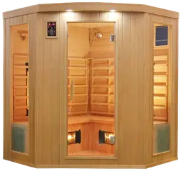 Dewello Infrarotkabine Haley 160x160 Hemlock Vollspektrum