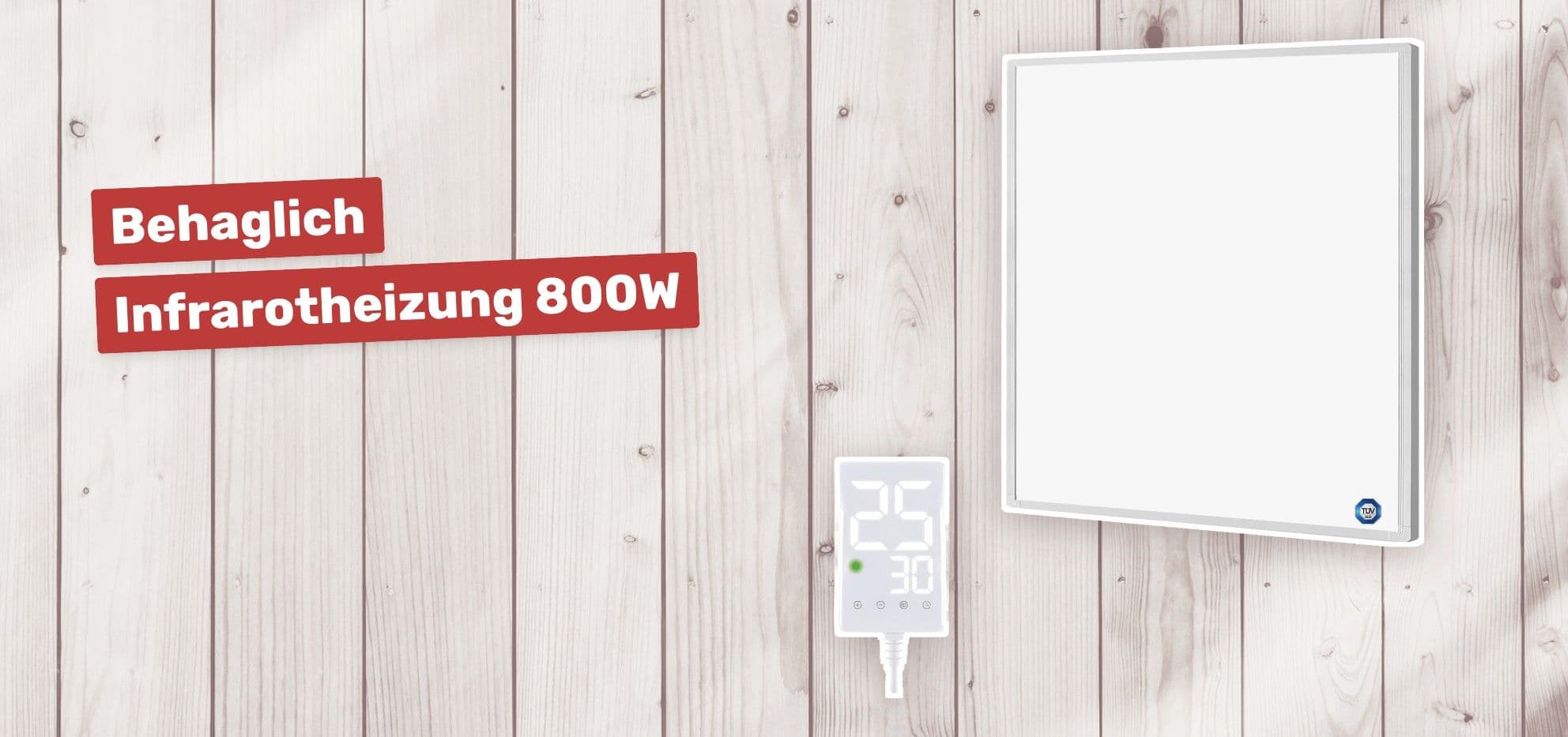 Behaglich Infrarotheizung 800W