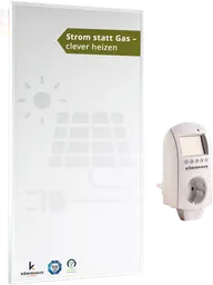 Könighaus Infrarot-Wandheizung 450W mit Smart-Thermostat
