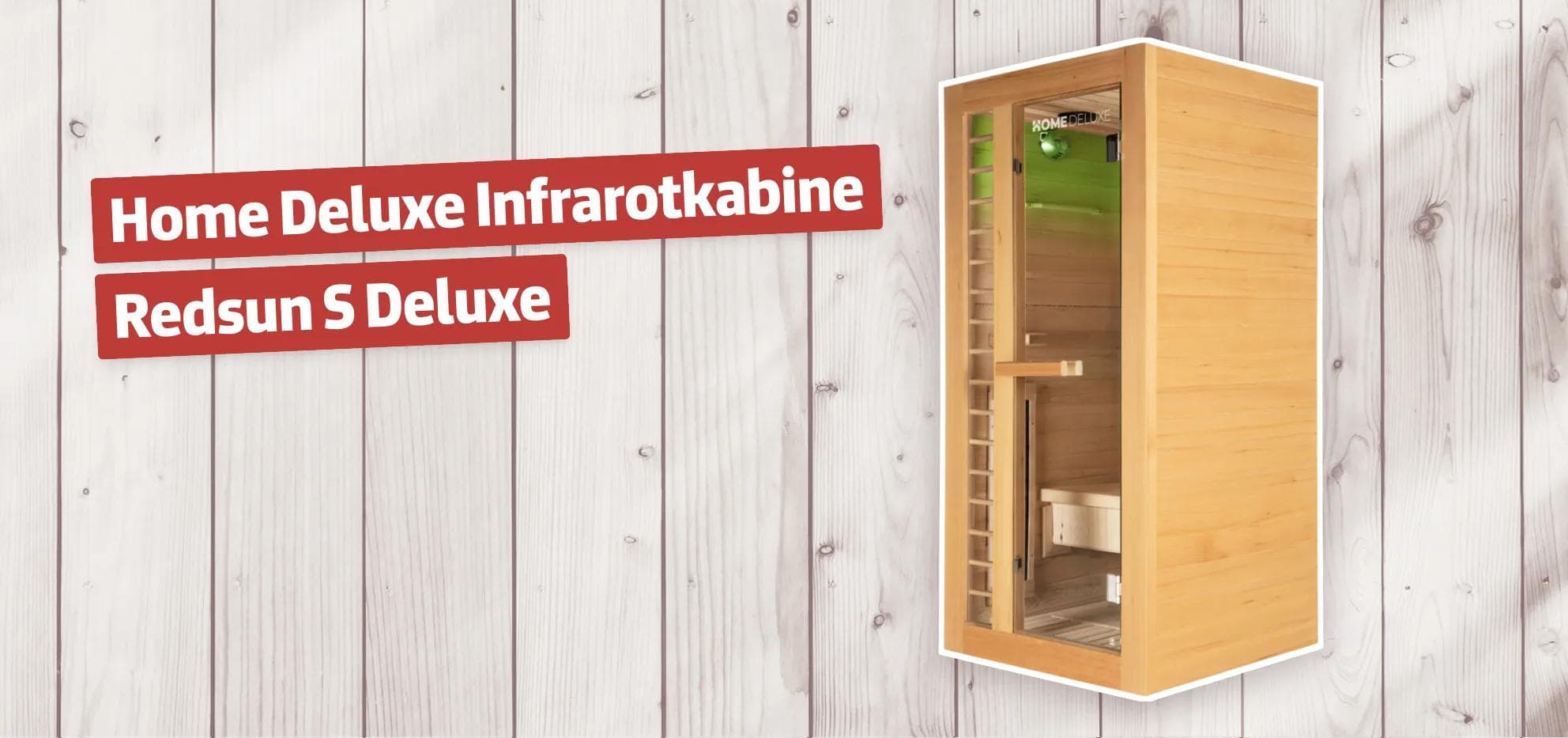 Home Deluxe Infrarotkabine Redsun S Deluxe