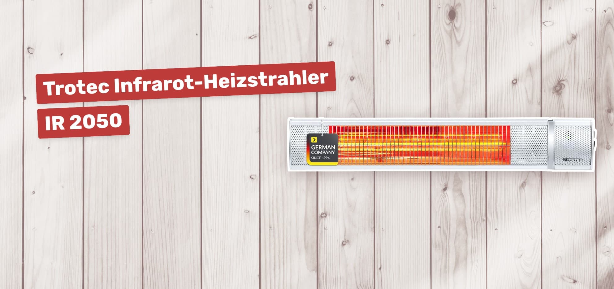 Trotec Infrarot-Heizstrahler IR 2050