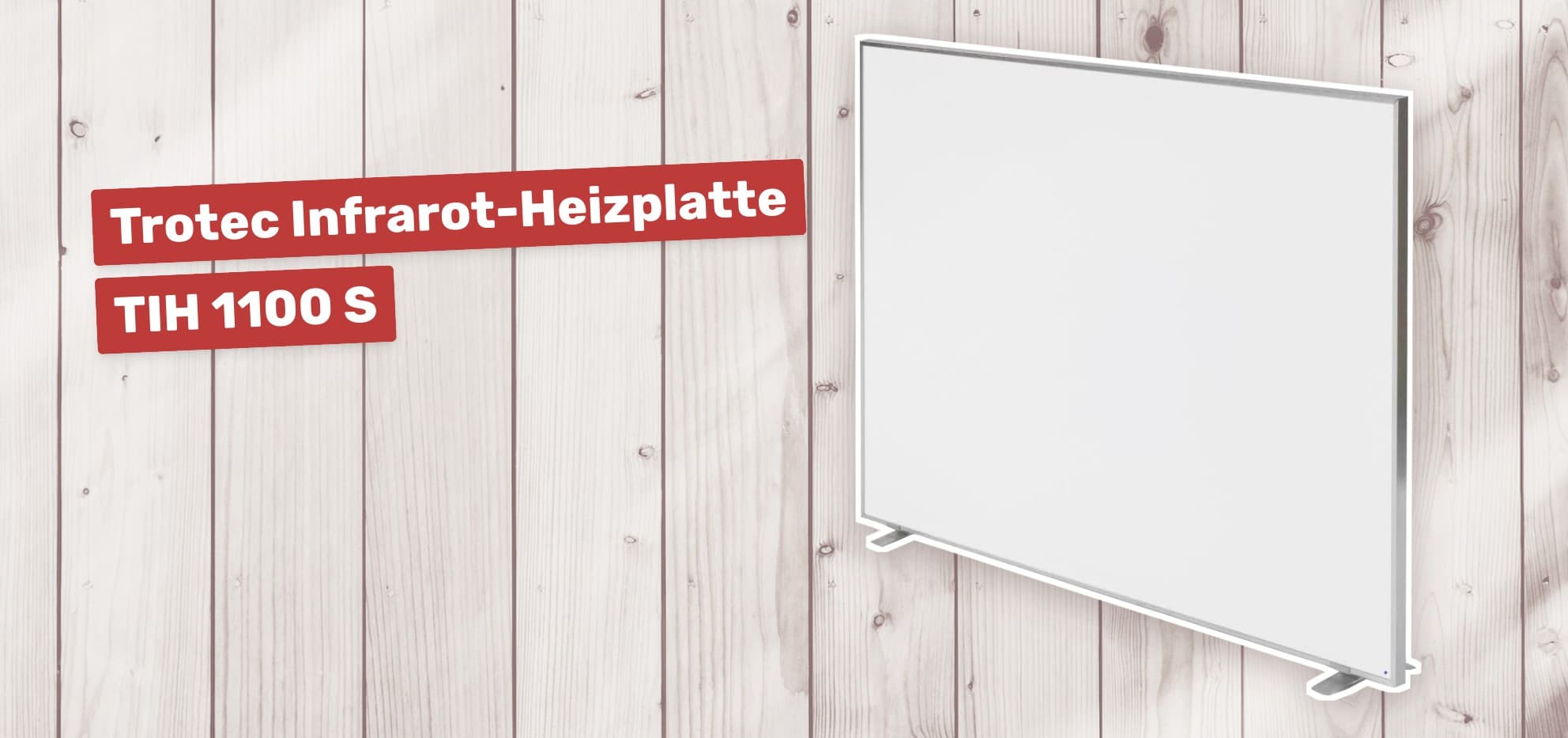 Trotec Infrarot-Heizplatte TIH 1100 S