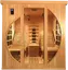 Hecht Infrarotkabine 180x180x190 2 Personen