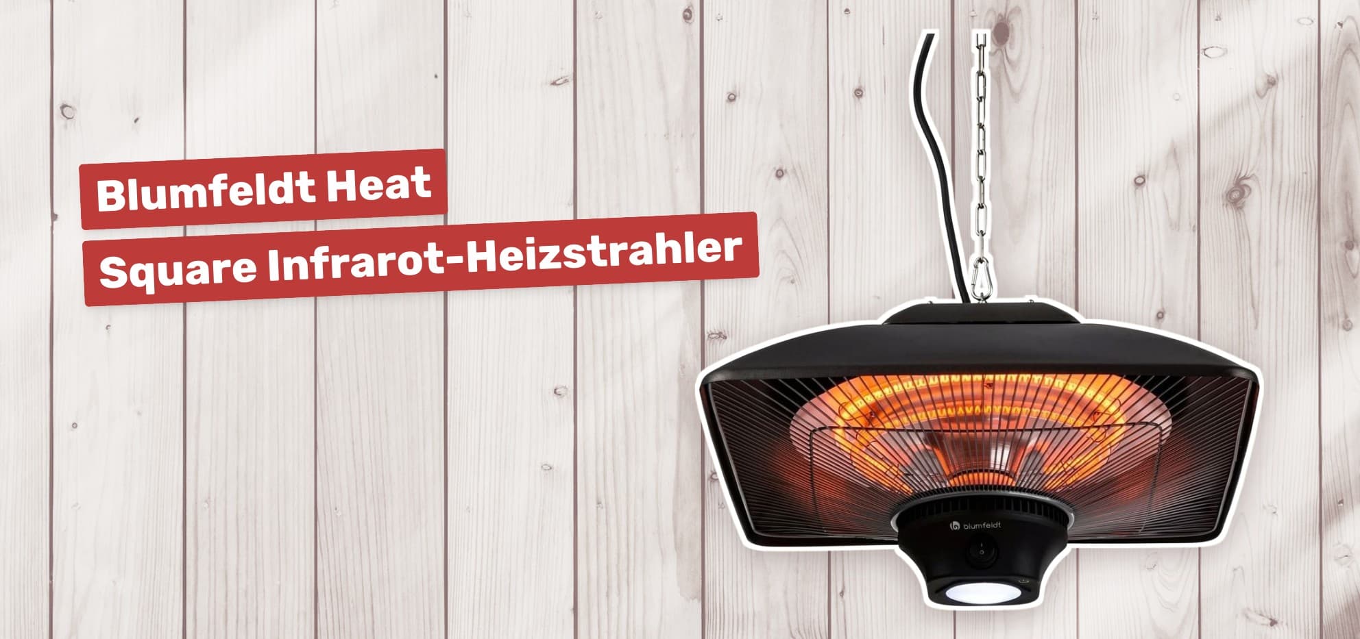 Blumfeldt Heat Square Infrarot-Heizstrahler
