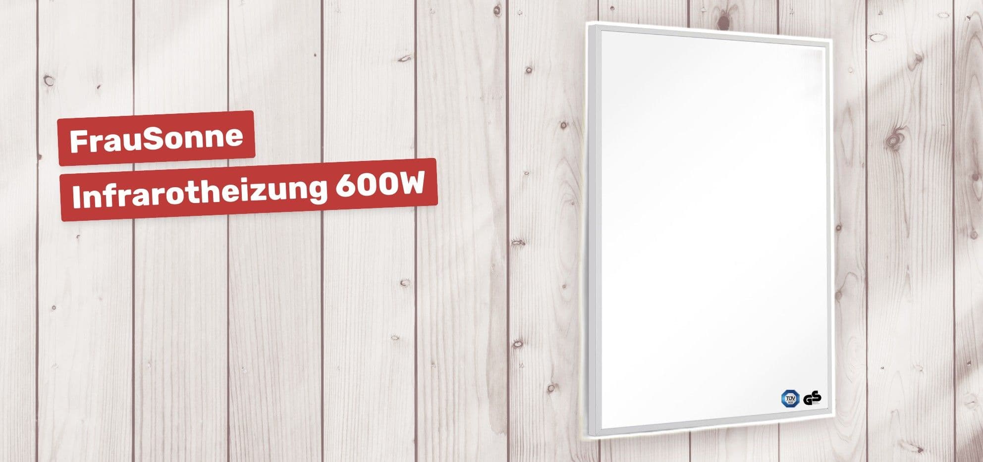 FrauSonne Infrarotheizung 600W