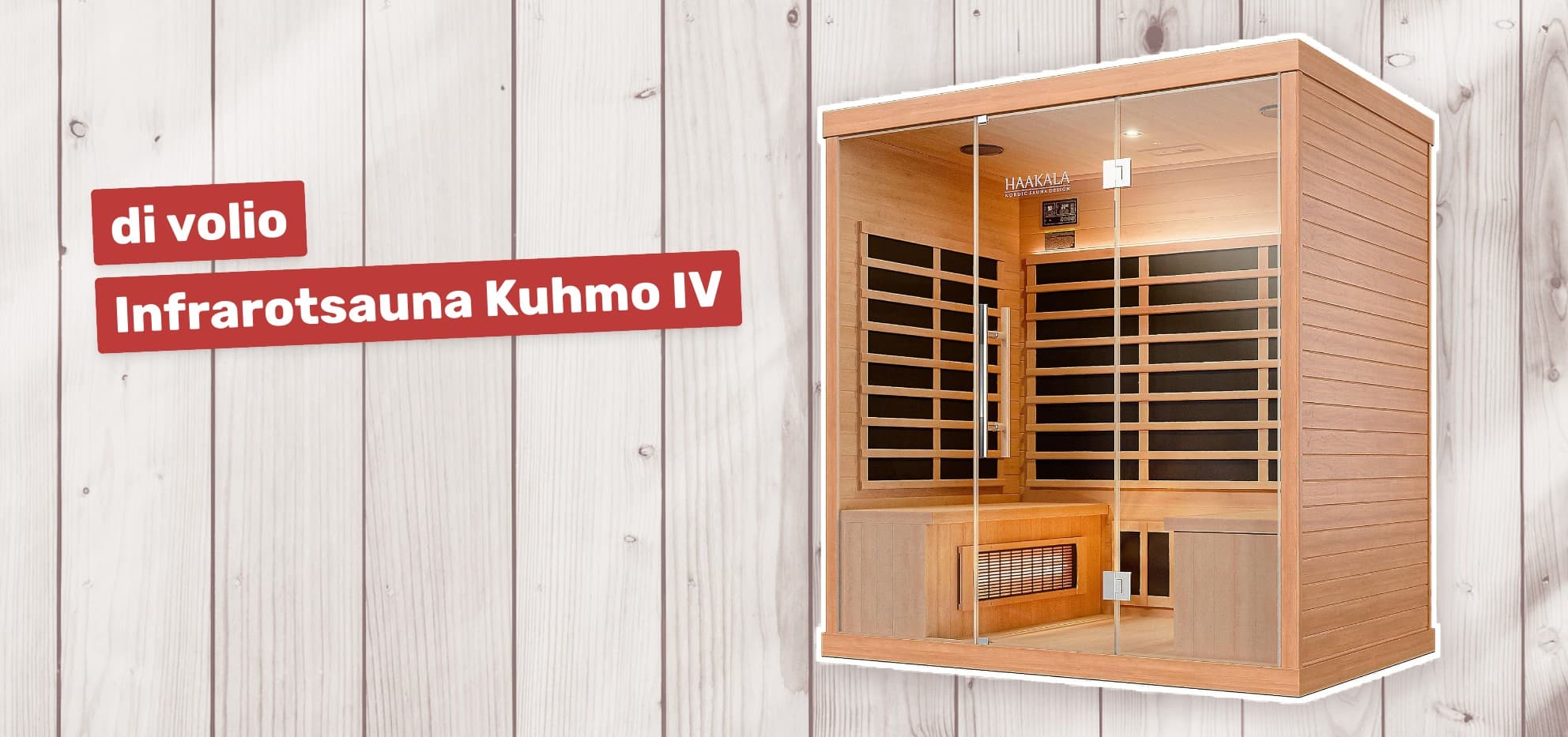 di volio Infrarotsauna Kuhmo IV